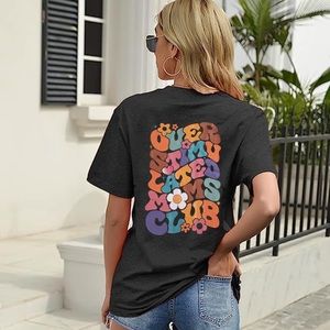 Overstimulated Mom’s Club Women’s T Shirt Large